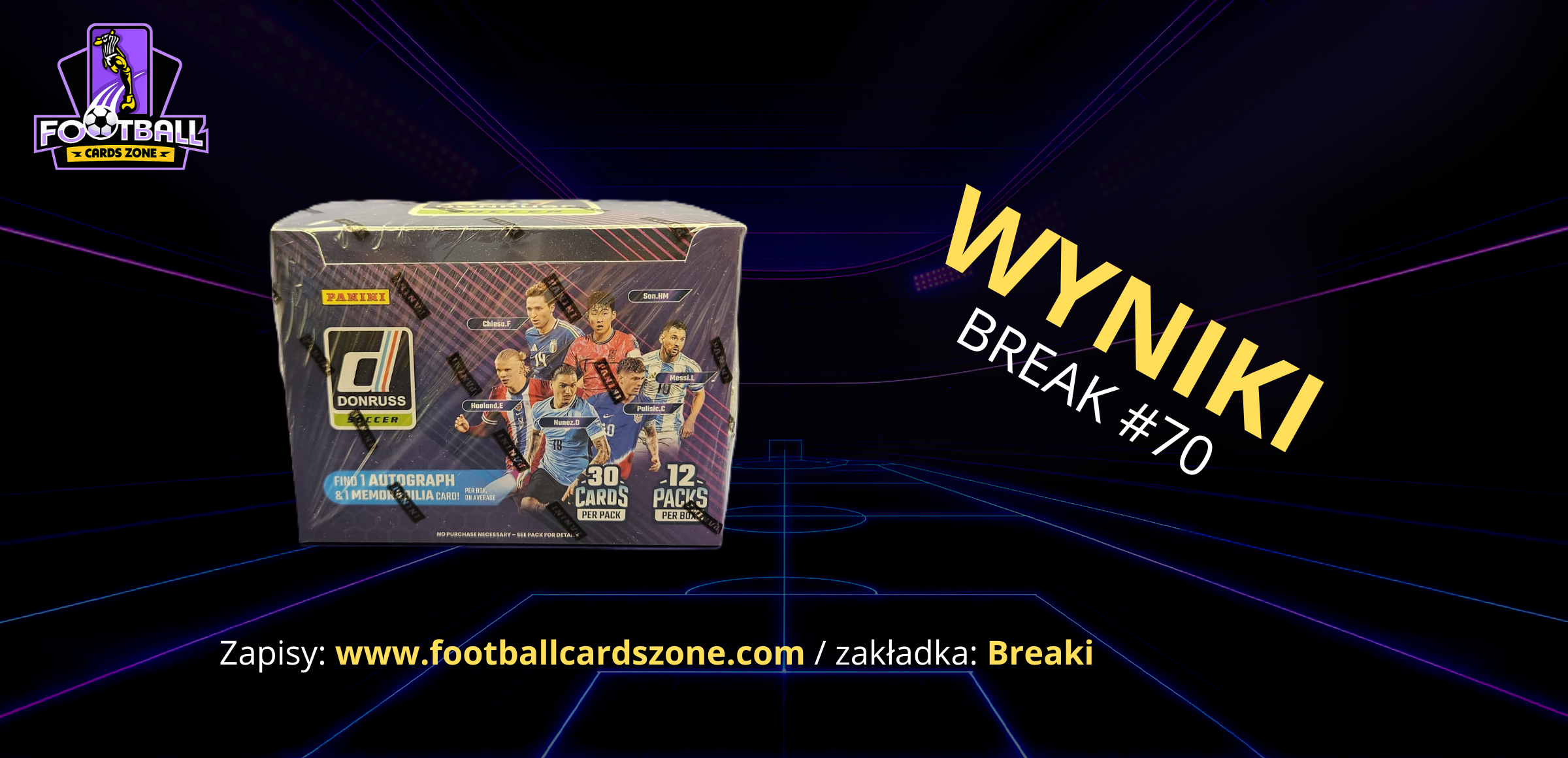 BREAK #70 – 1x Panini Donruss Soccer 24/25 Hobby Box