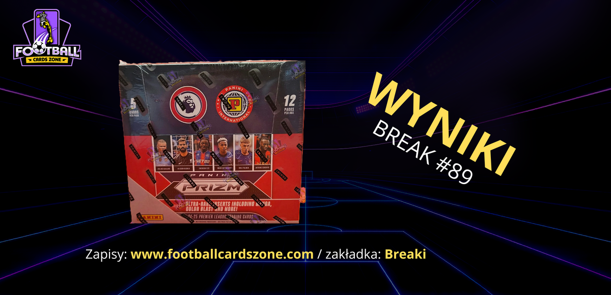 BREAK #89 – 1x Panini Prizm Premier League 24/25 Hobby International Box