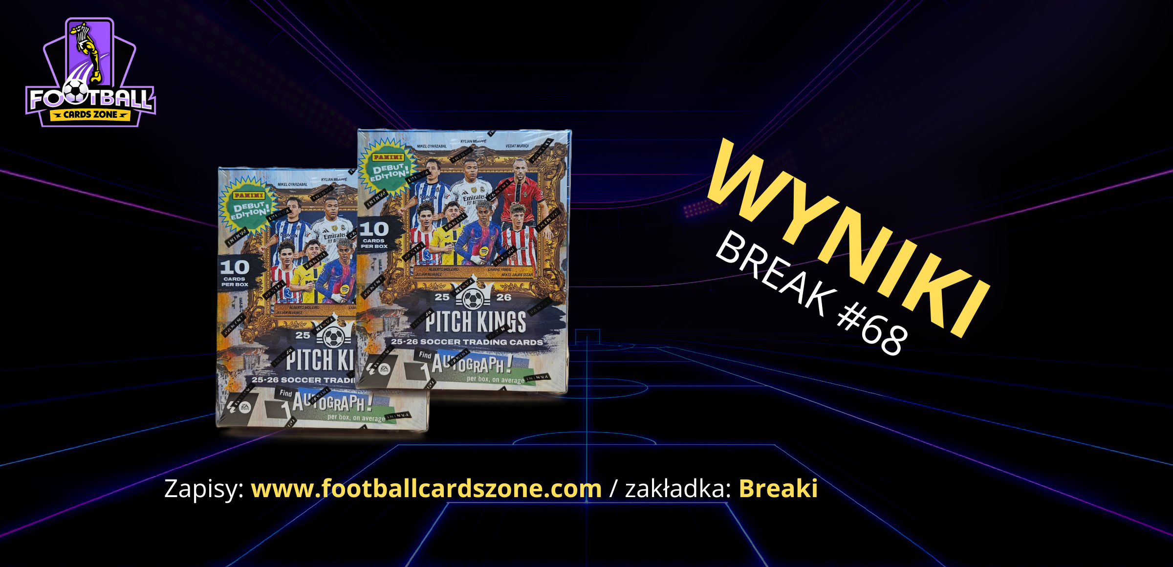 BREAK #68 – 2x Panini Pitch Kings Soccer 25/26 Hobby International Box