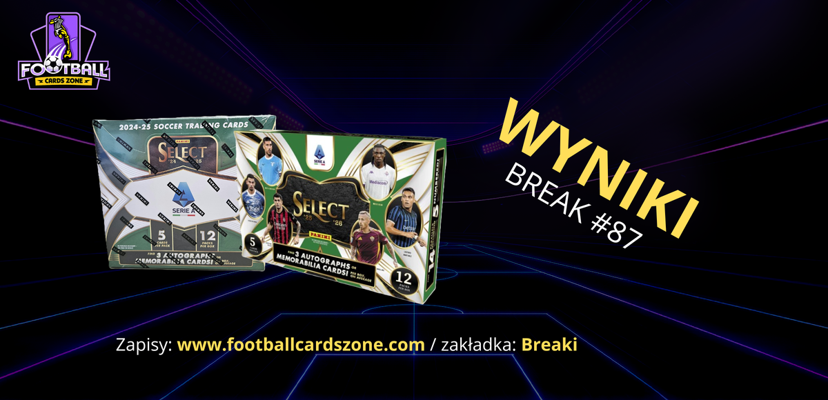 BREAK #87 – 1x Panini Select Serie A 2025-26 Hobby Box + 1x Panini Select Serie A 2024-25 Hobby Box