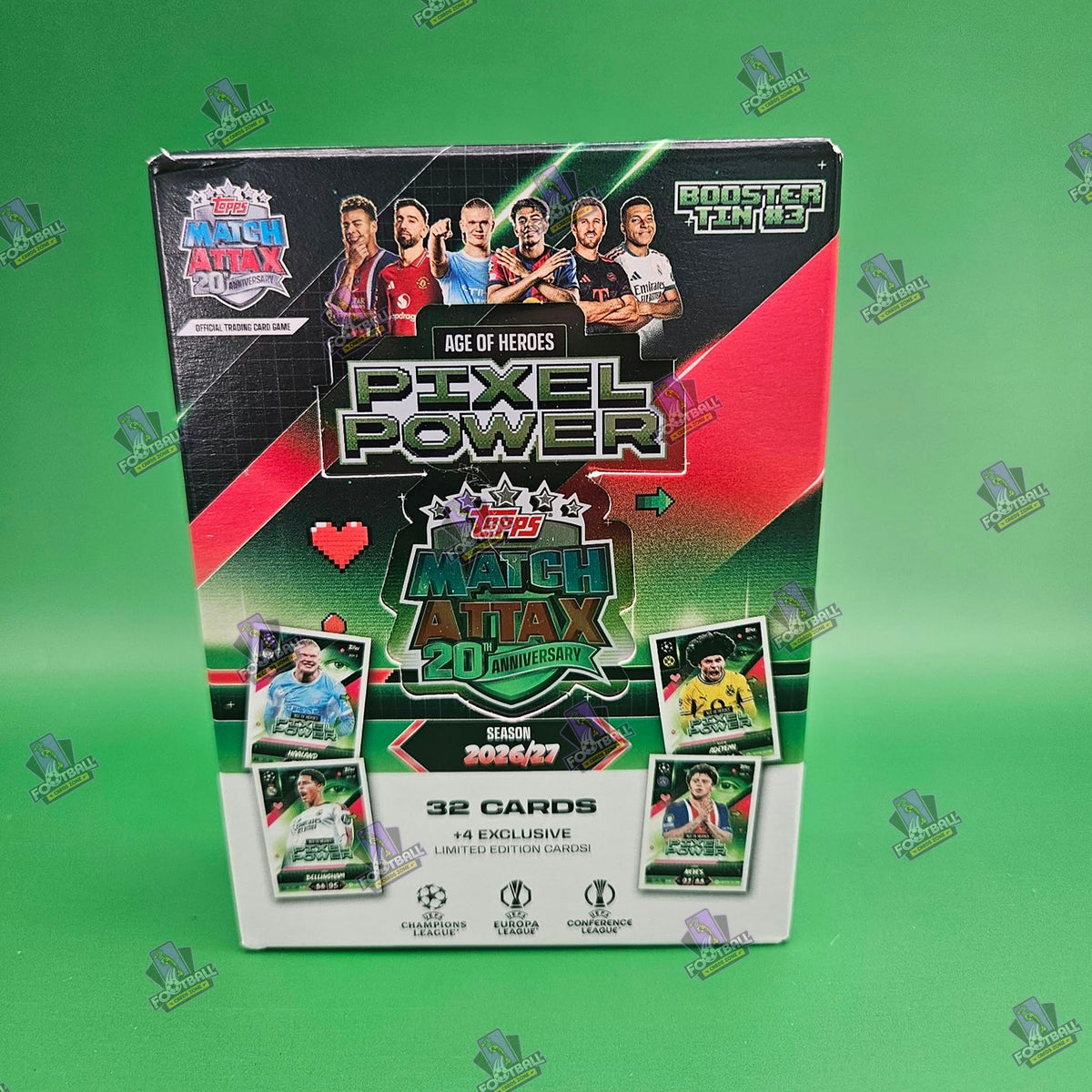 2026-27 Topps Match Attax UEFA Club Competitions Mini Tin – Age of Heroes: Pixel Power - Karty Piłkarskie