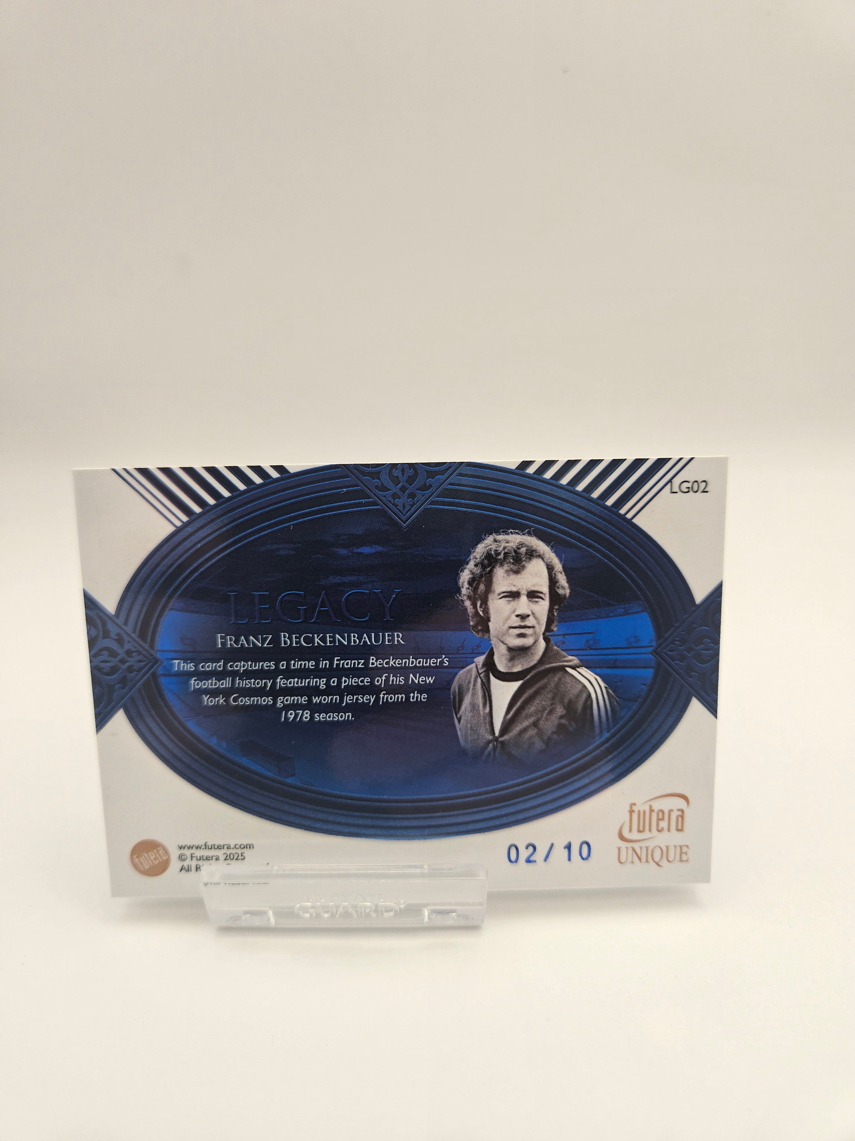 Franz Beckenbauer (02/10) - Quad Patch - Futera Unique - SINGLE