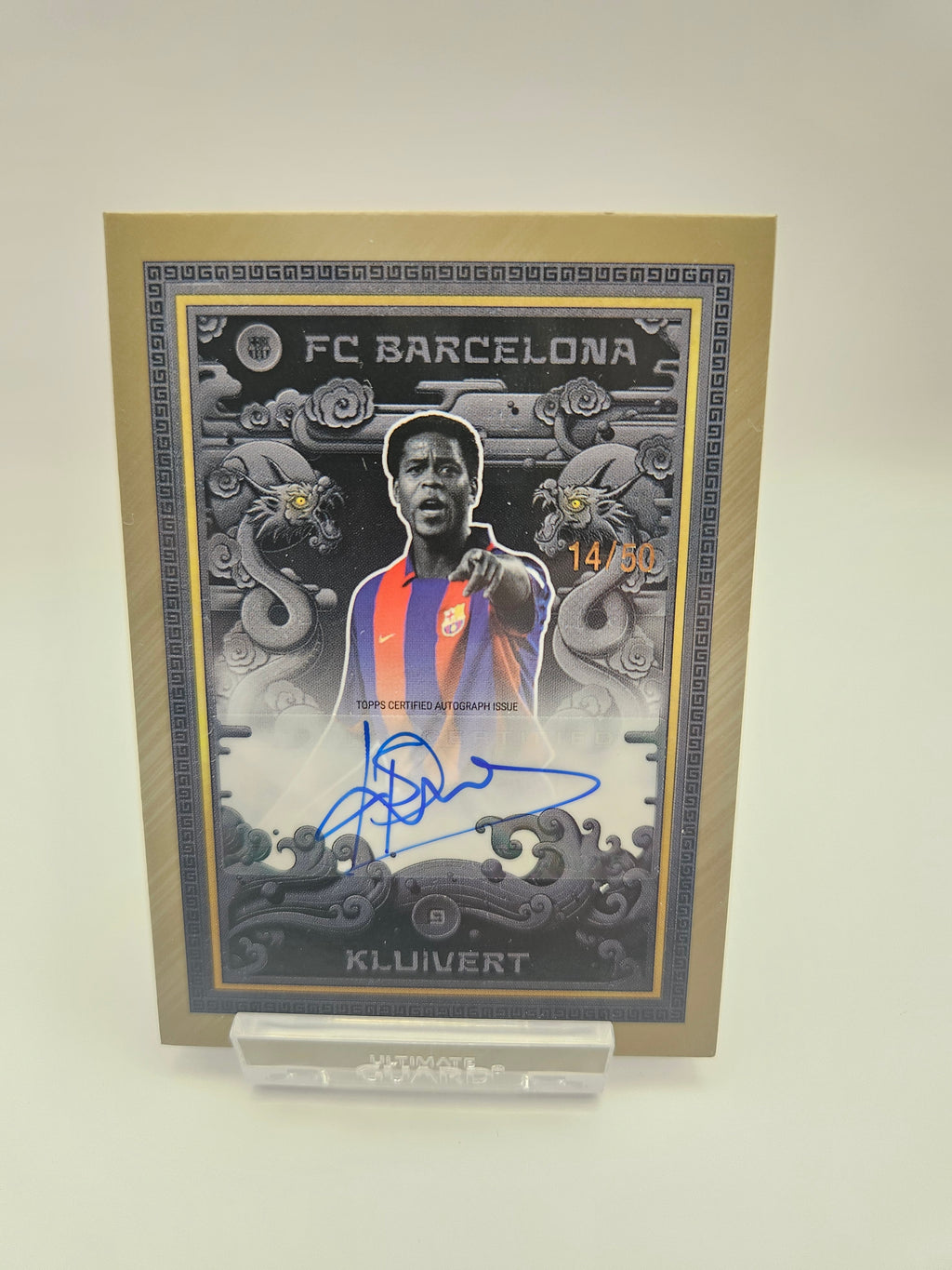 Patrick Kluivert (14/50) - Autograph - Topps - SINGLE