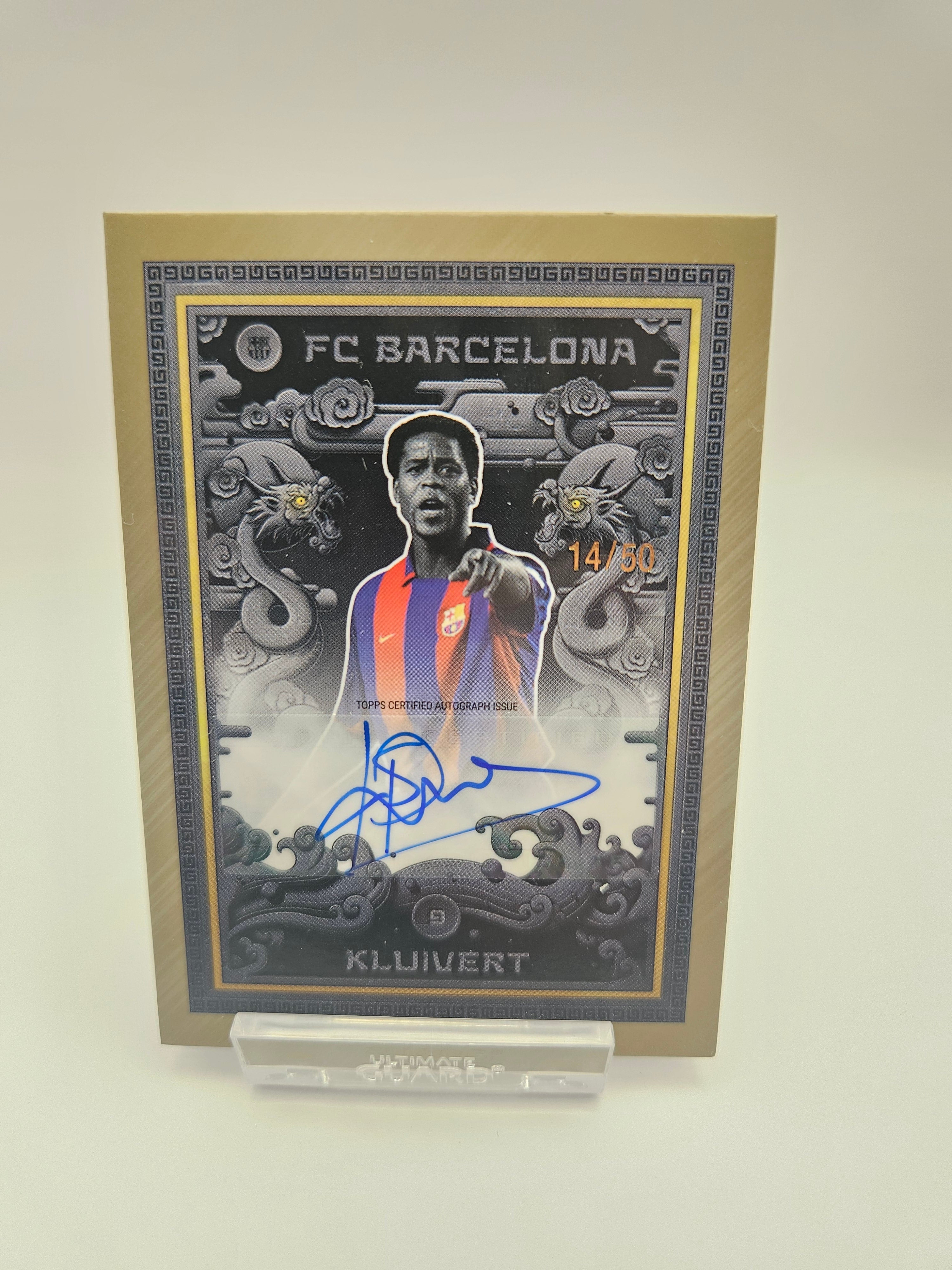 Patrick Kluivert (14/50) - Autograph - Topps - SINGLE
