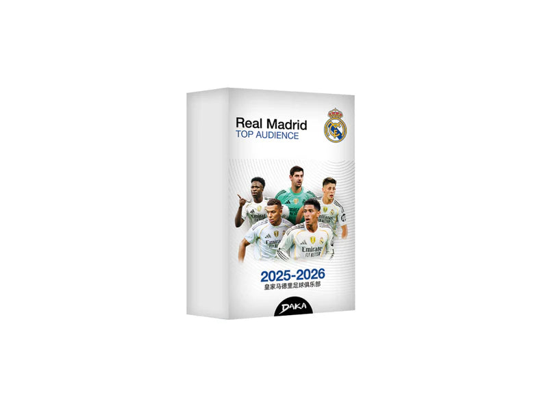 2025-26 DAKA Real Madrid TOP Audience BOX - Karty piłkarskie