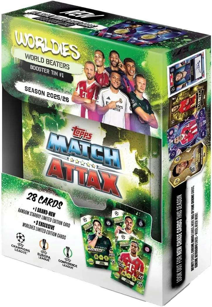 Topps Match Attax 2025/2026 – Mini Puszka Worldies #1 World Beaters