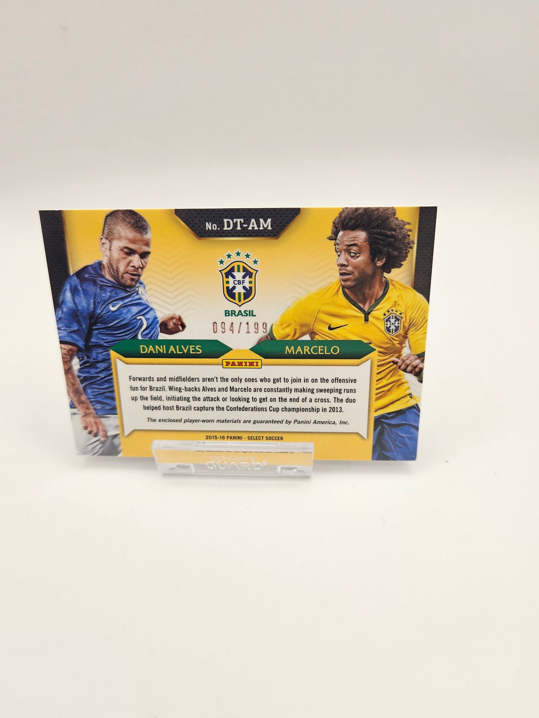 Dani Alves / Marcelo (094/199) Dual Patch - Brazil - Panini Select - SINGLE