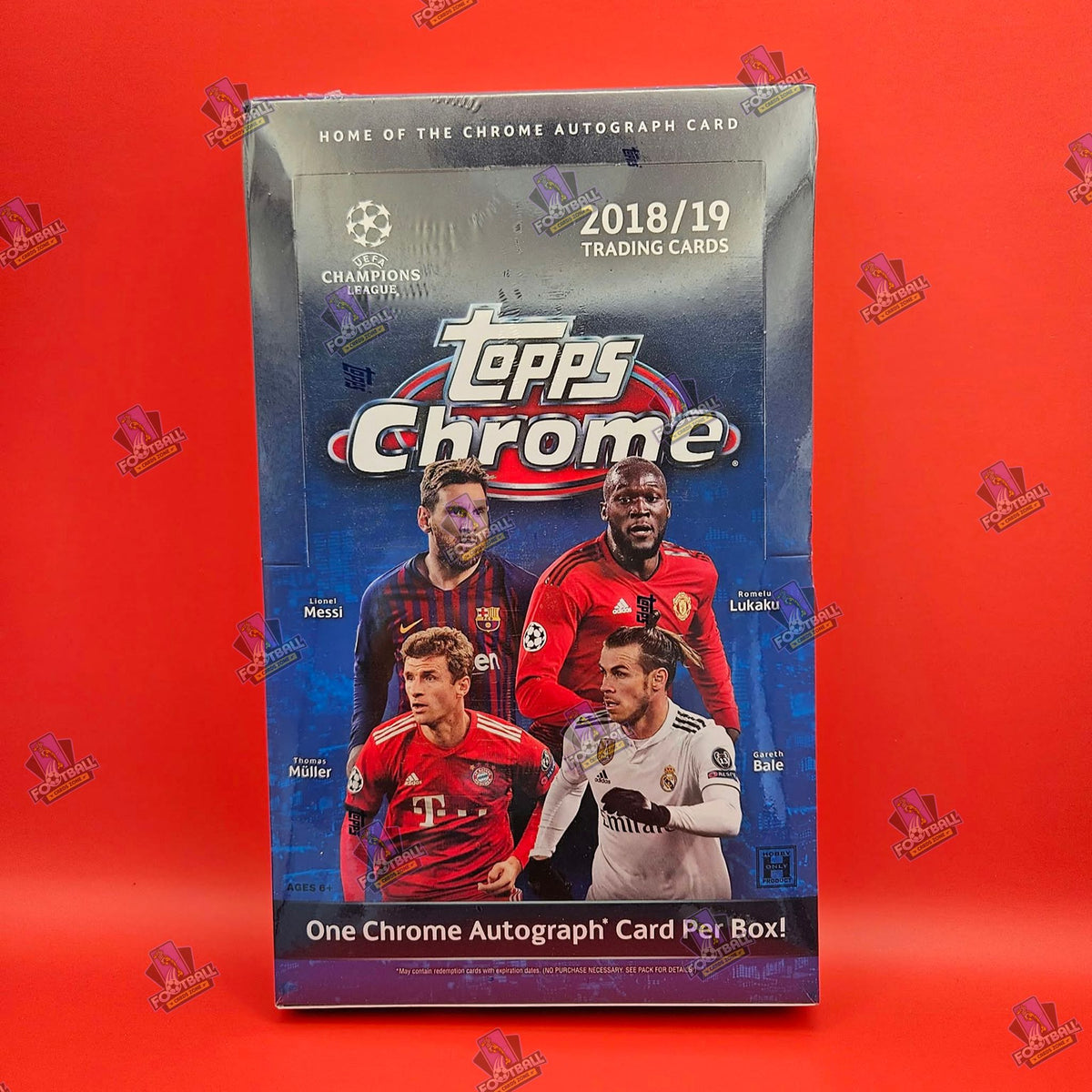 2018-19 Topps Chrome UEFA Champions League Hobby Box – Karty piłkarskie