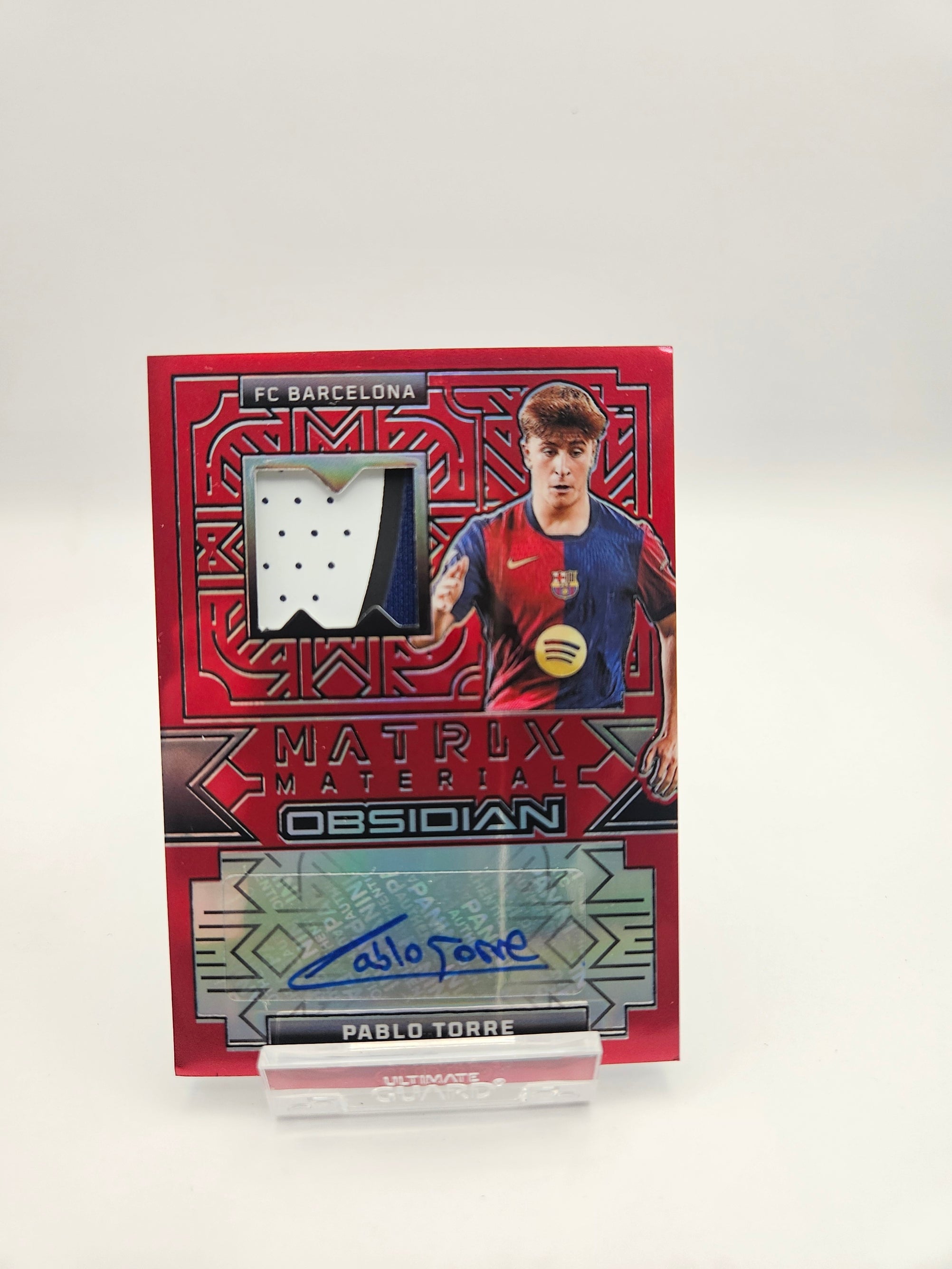 Pablo Torre (3/5) Autograf + Patch - 24/25 Panini Obsidian Matrix Material Red - SINGLE