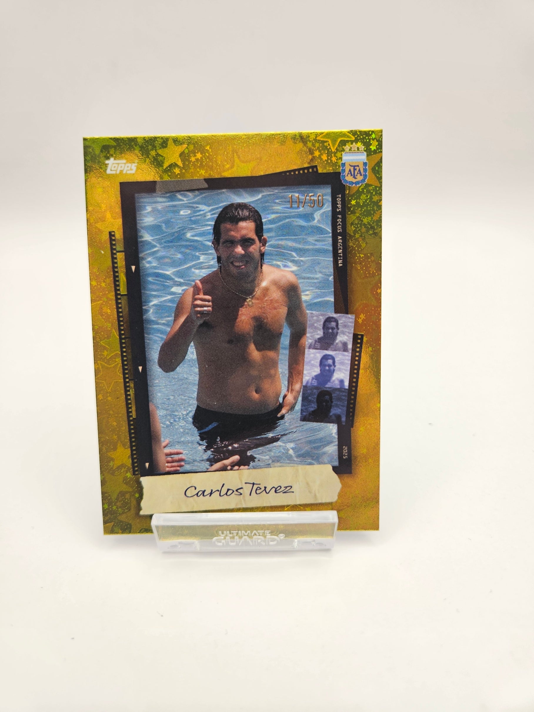 Carlos Tevez (11/50) - Argentina - Topps FC National Team - SINGLE