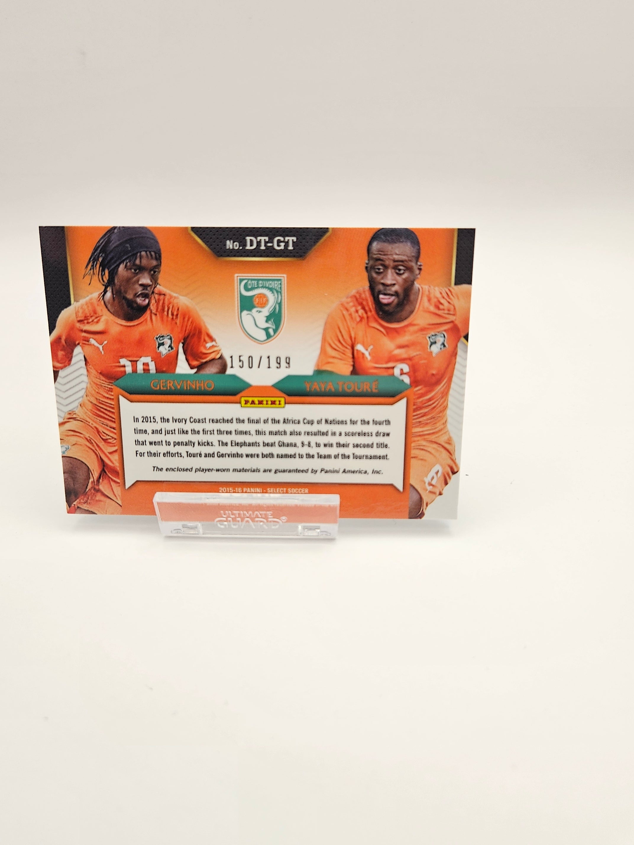 Gervinho / Yaya Touré (150/199) Dual Patch - Ivory Coast - Panini Select - SINGLE