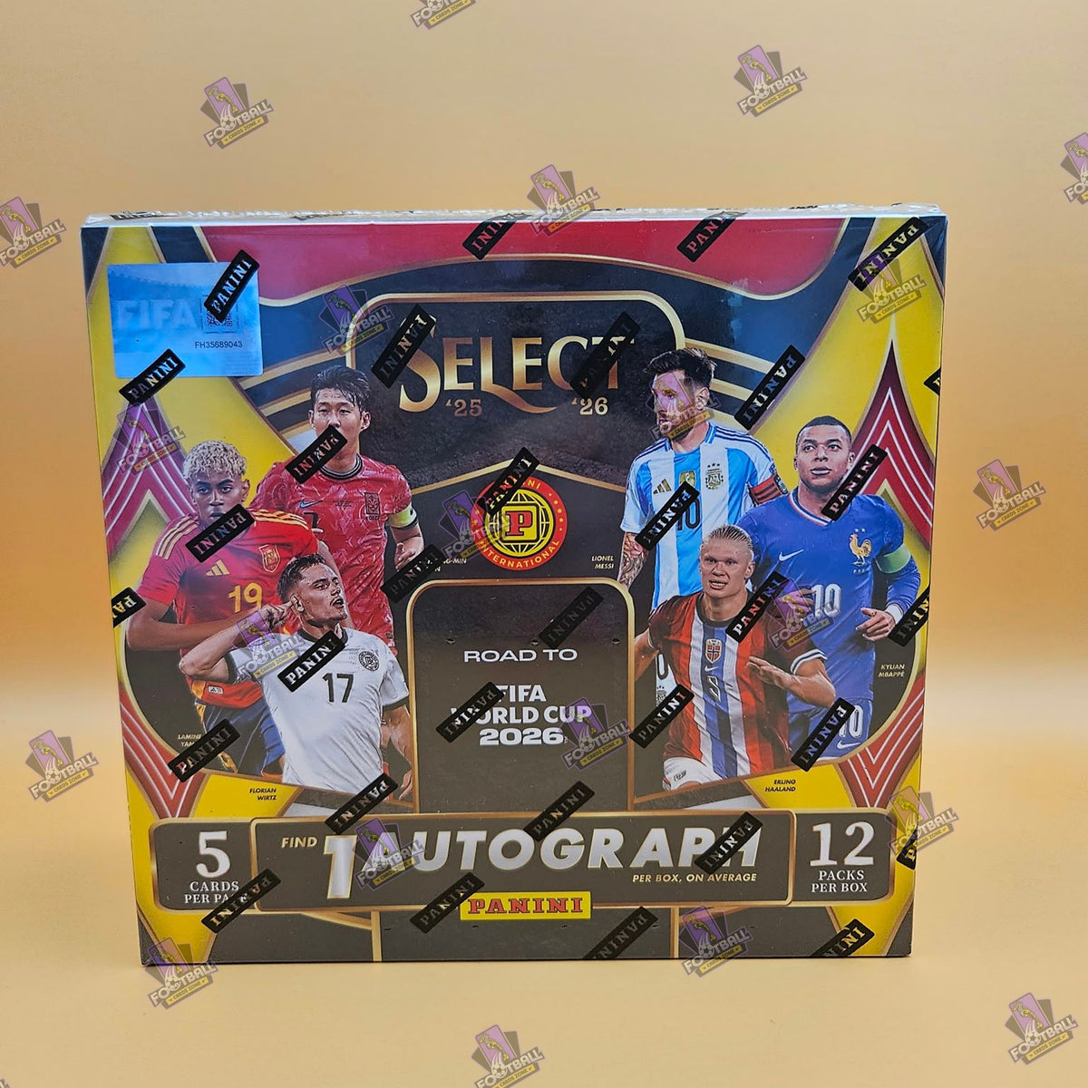 2025-26 Panini Select Road to FIFA World Cup 2026 Soccer Hobby International Box – Karty piłkarskie