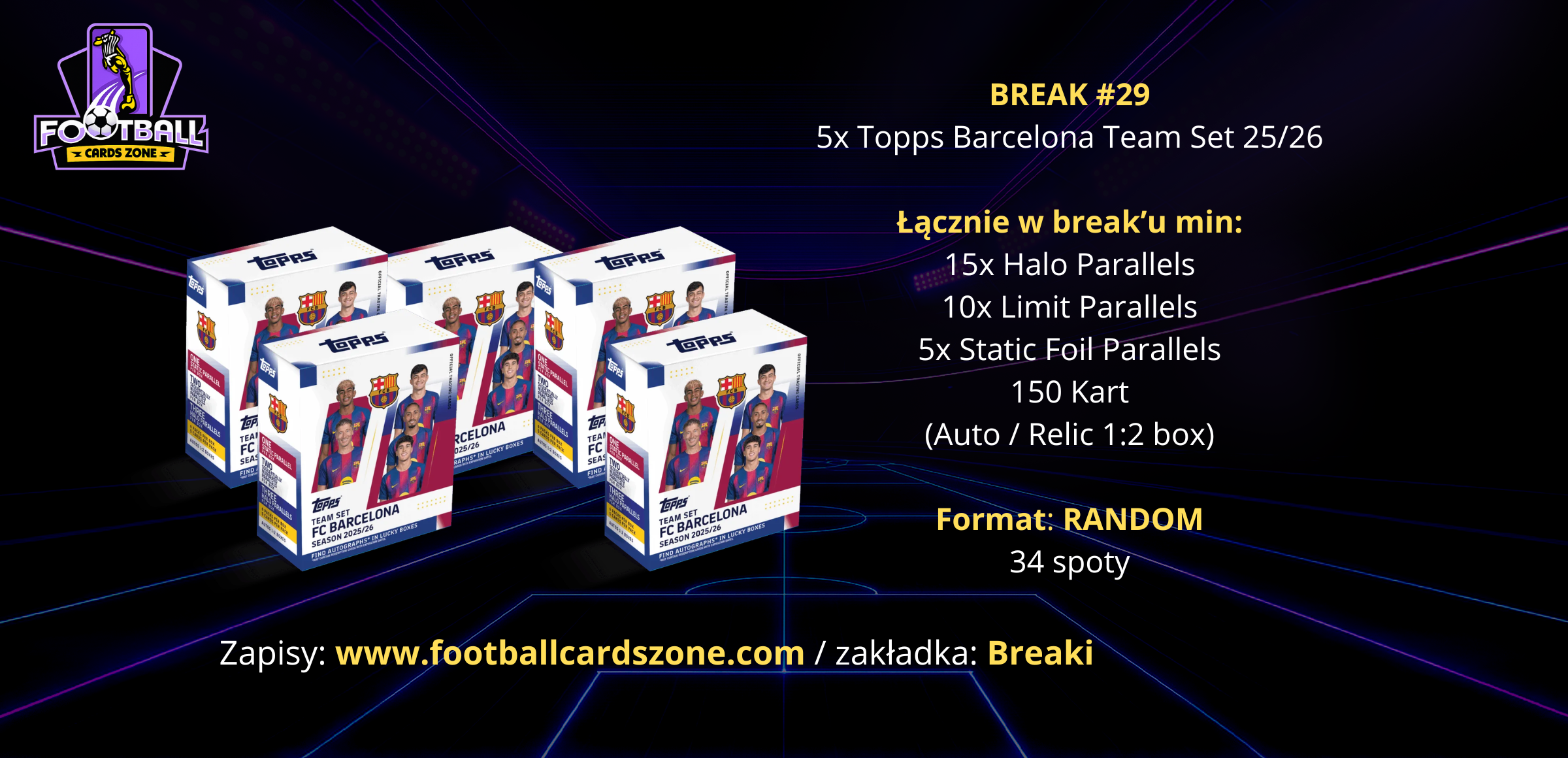 BREAK #29 – 5x Topps Barcelona Team Set 25/26 -- RANDOM