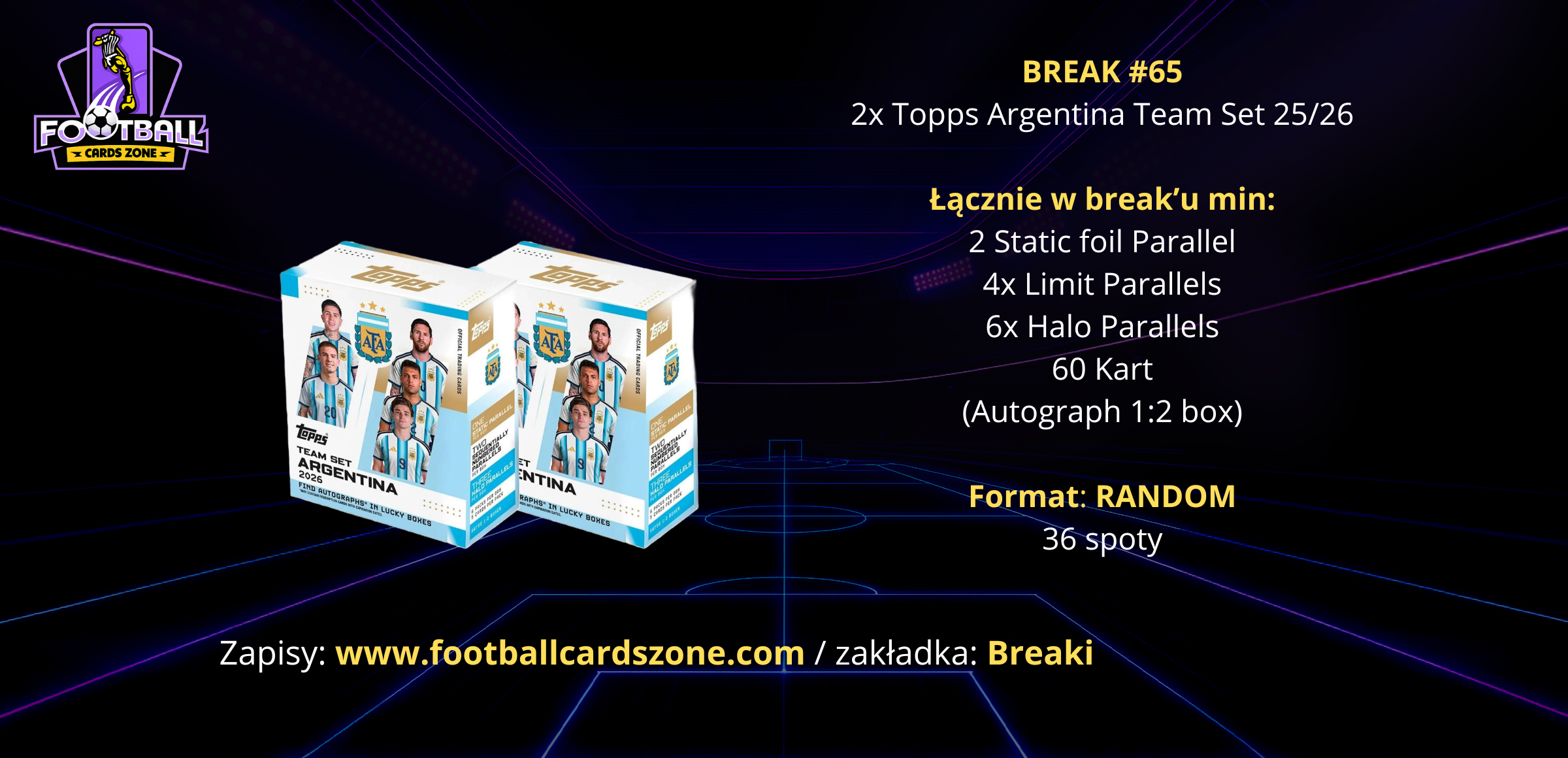 BREAK #65 – 2x Topps Argentina Team Set 25/26 -- RANDOM