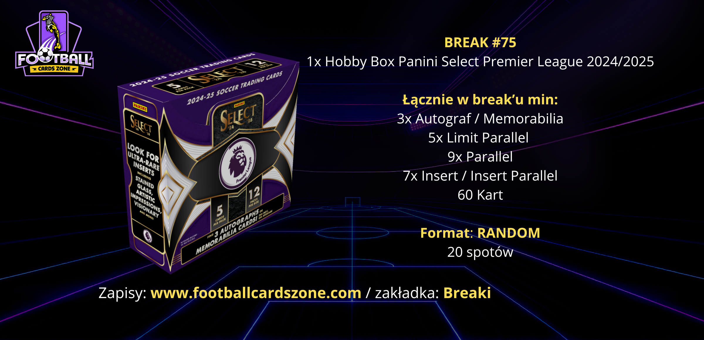 BREAK #75 – 1x Panini Select Premier League 2024/2025 Hobby Box -- RANDOM
