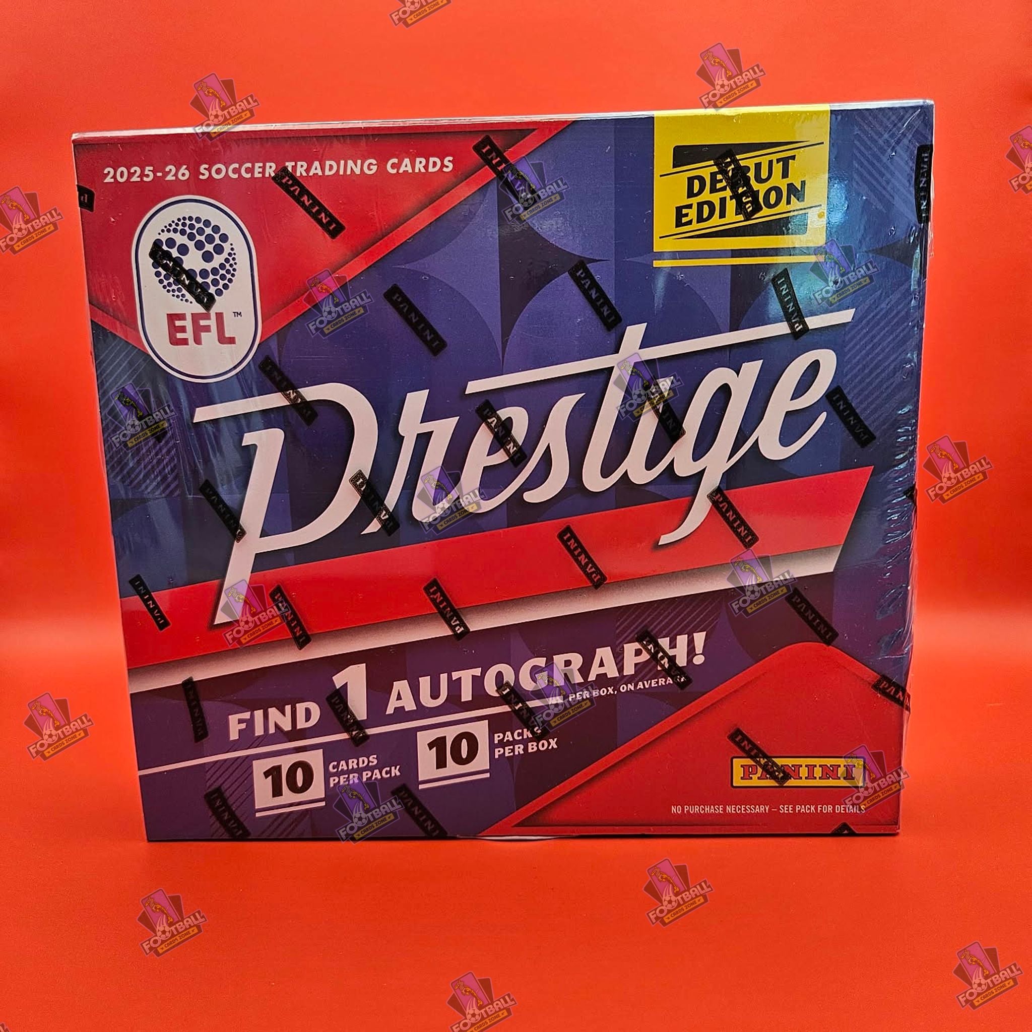 Panini Prestige EFL Soccer 2025-26 Hobby Box – Karty piłkarskie