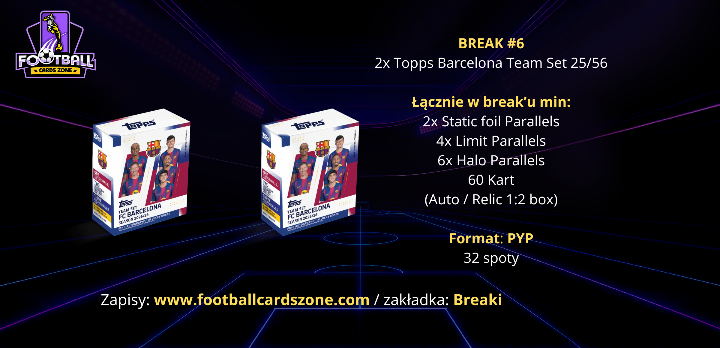BREAK #6 – 2x Topps Barcelona Team Set 25/56 -- PYP