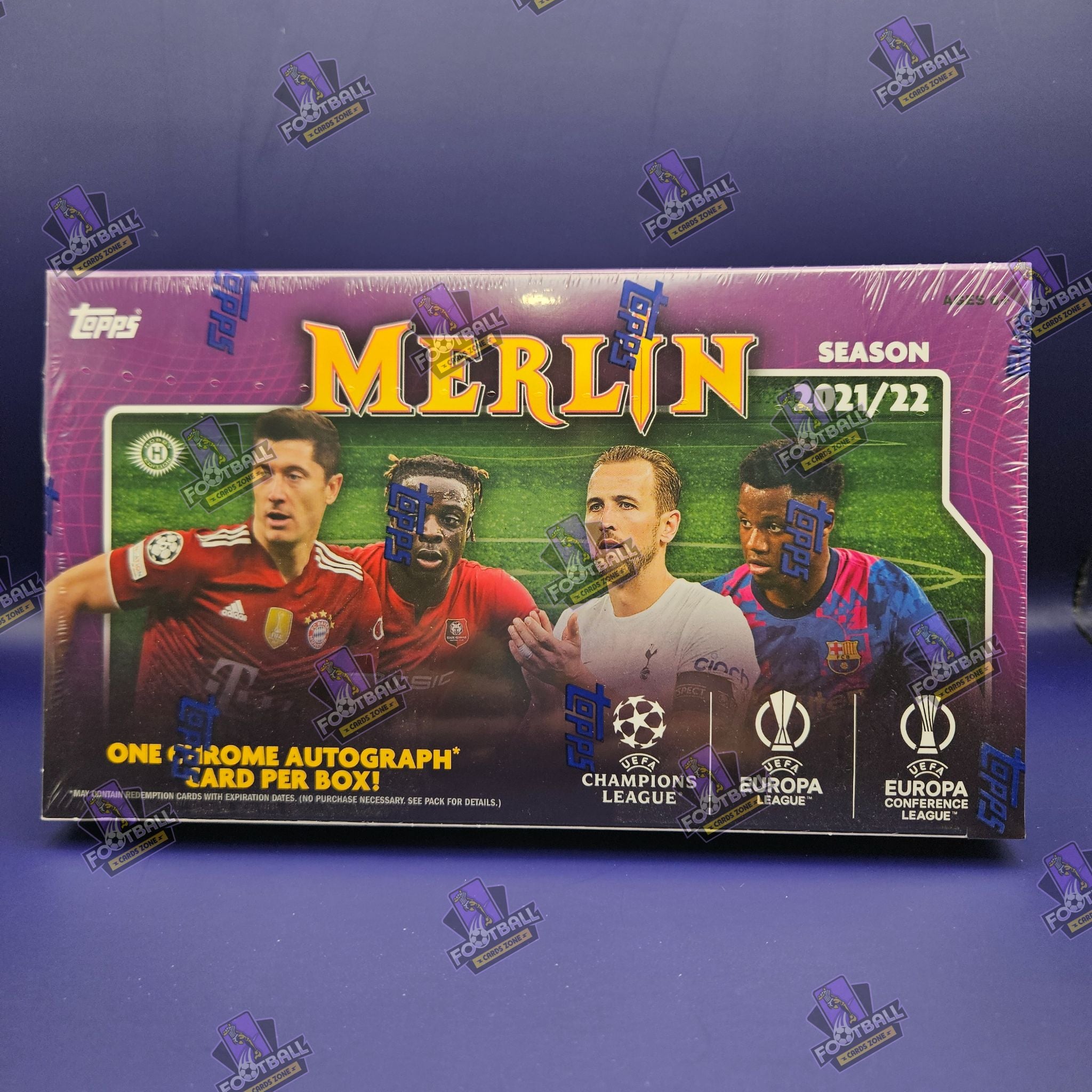 Topps Merlin Chrome UEFA Champions League 2021-22 Hobby Box  – Karty piłkarskie