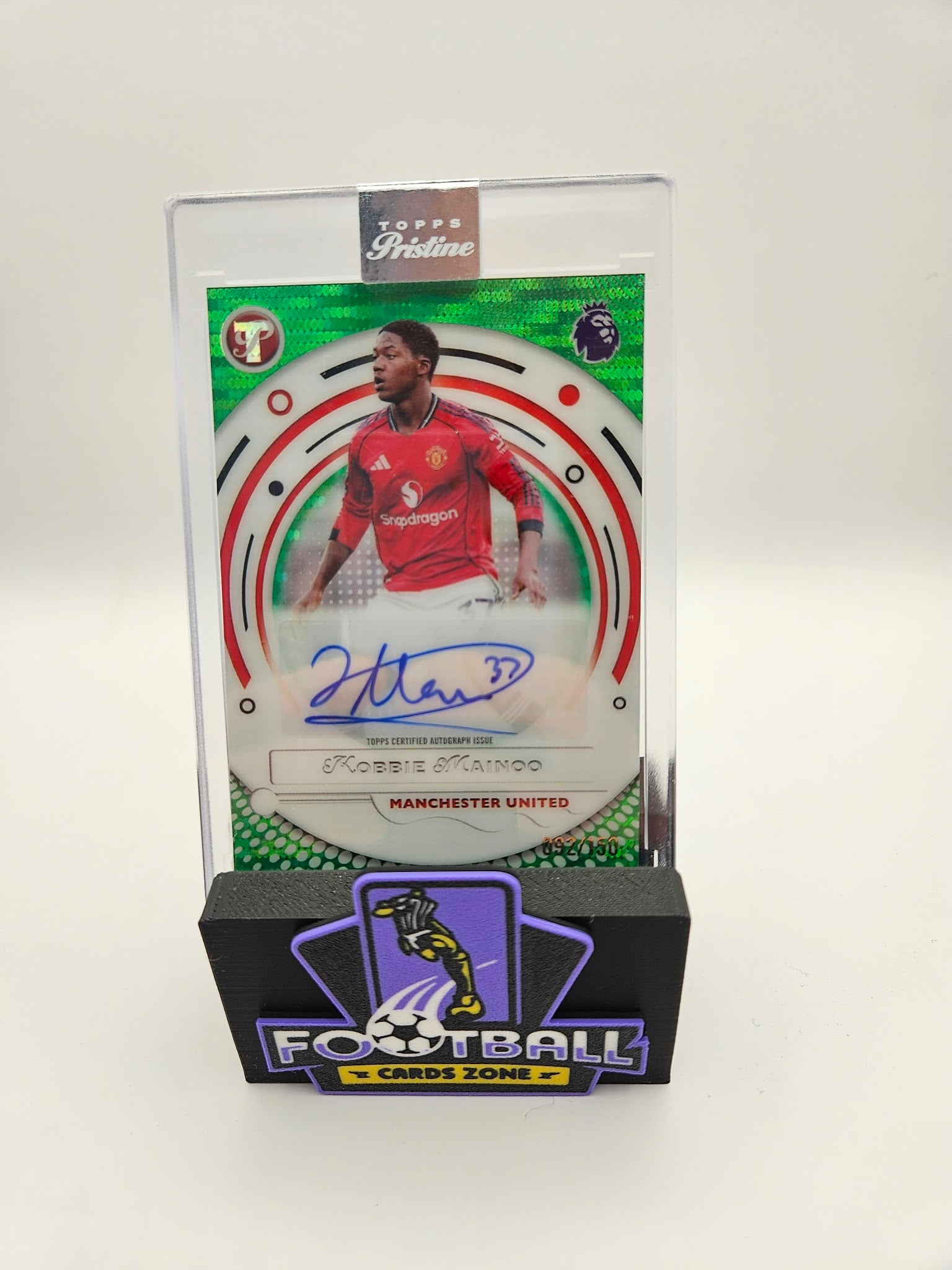 Kobbie Mainoo 92/150 - Autograf - Toops Prisitne Prememier League 2026 - SINGLE