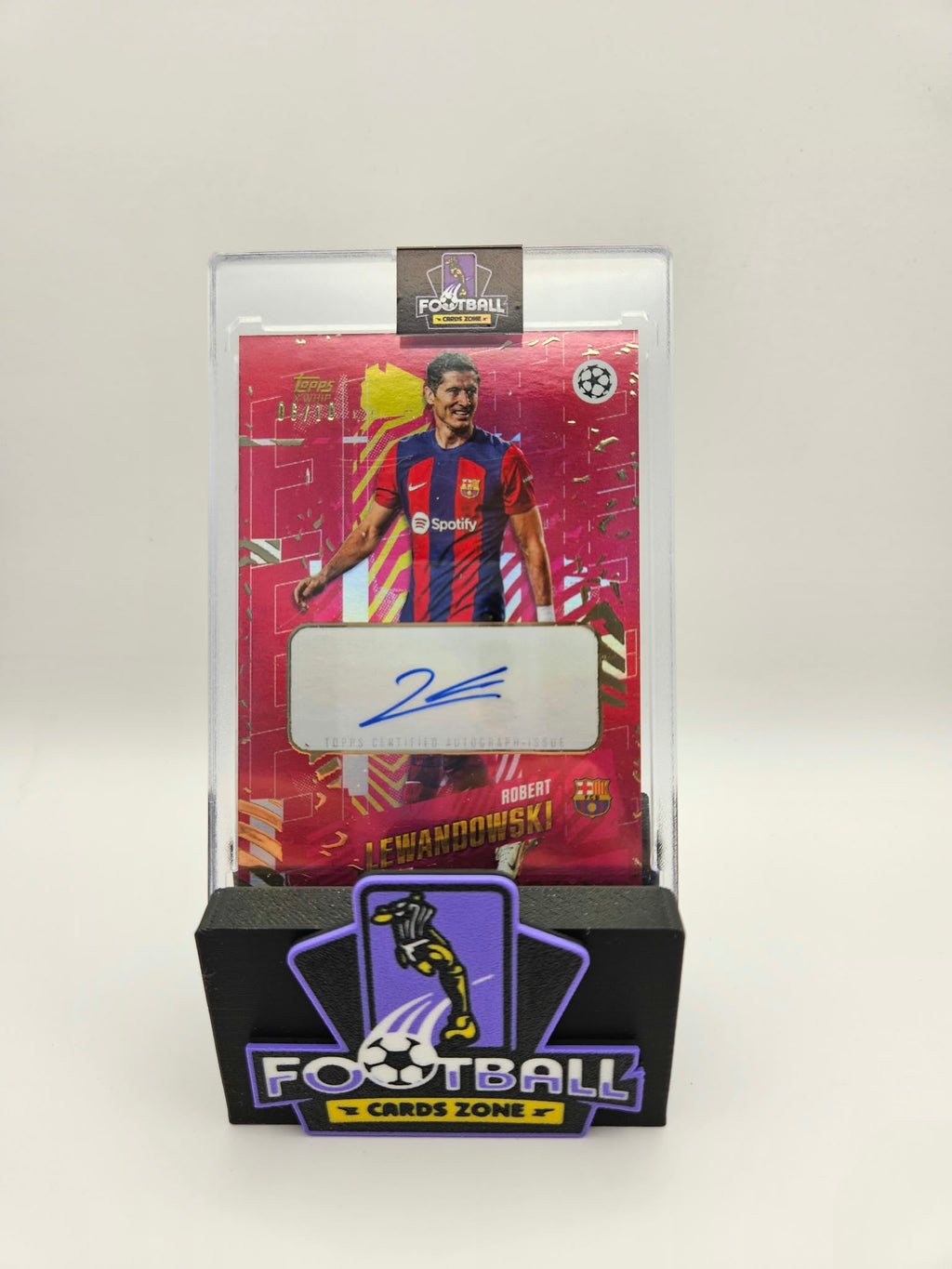 Robert Lewandowski 06/10 + Autograf - Topps - SINGLE