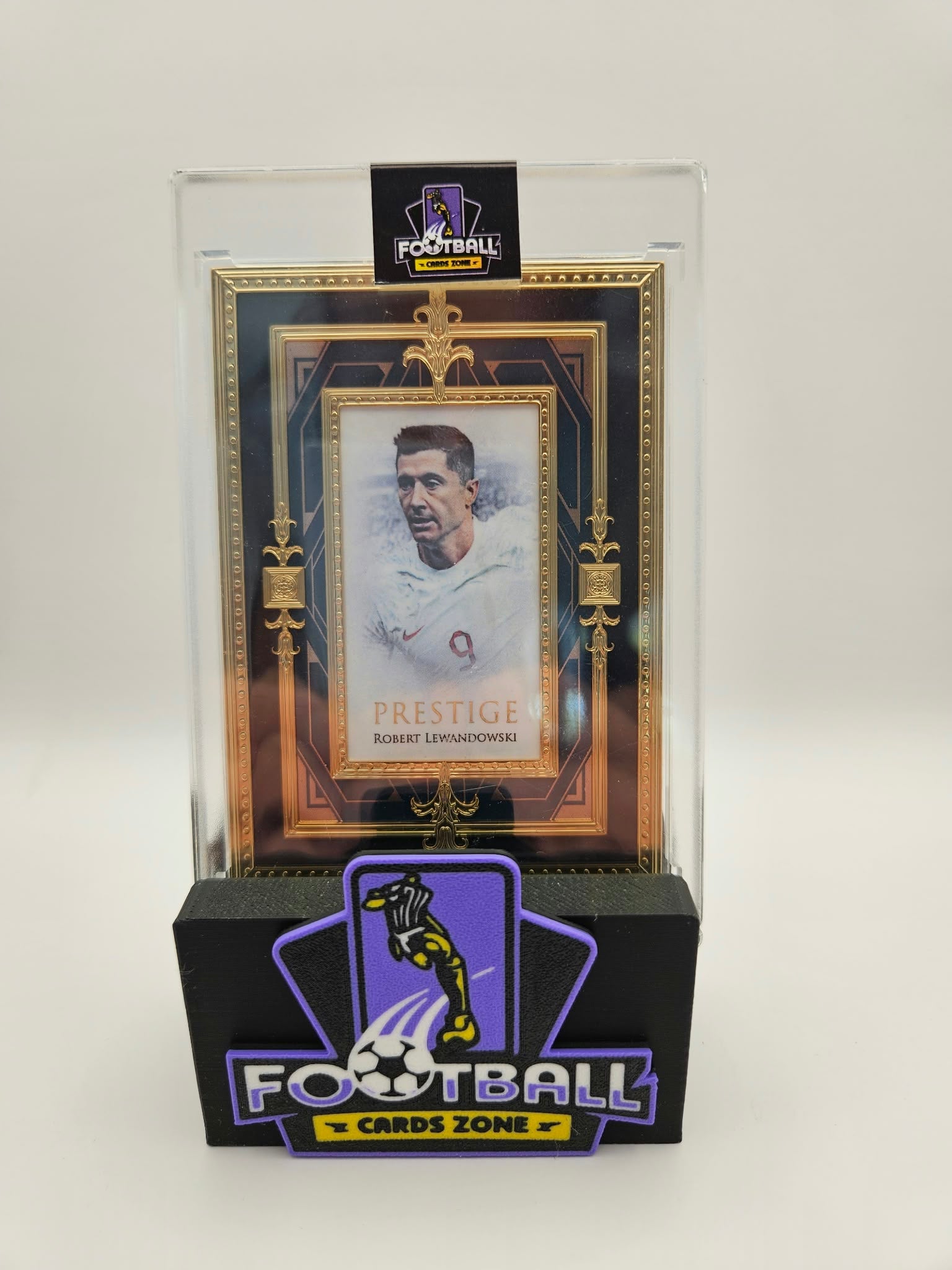 Robert Lewandowski 03/10 GOLD FRAME - Futera Unique - SINGLE