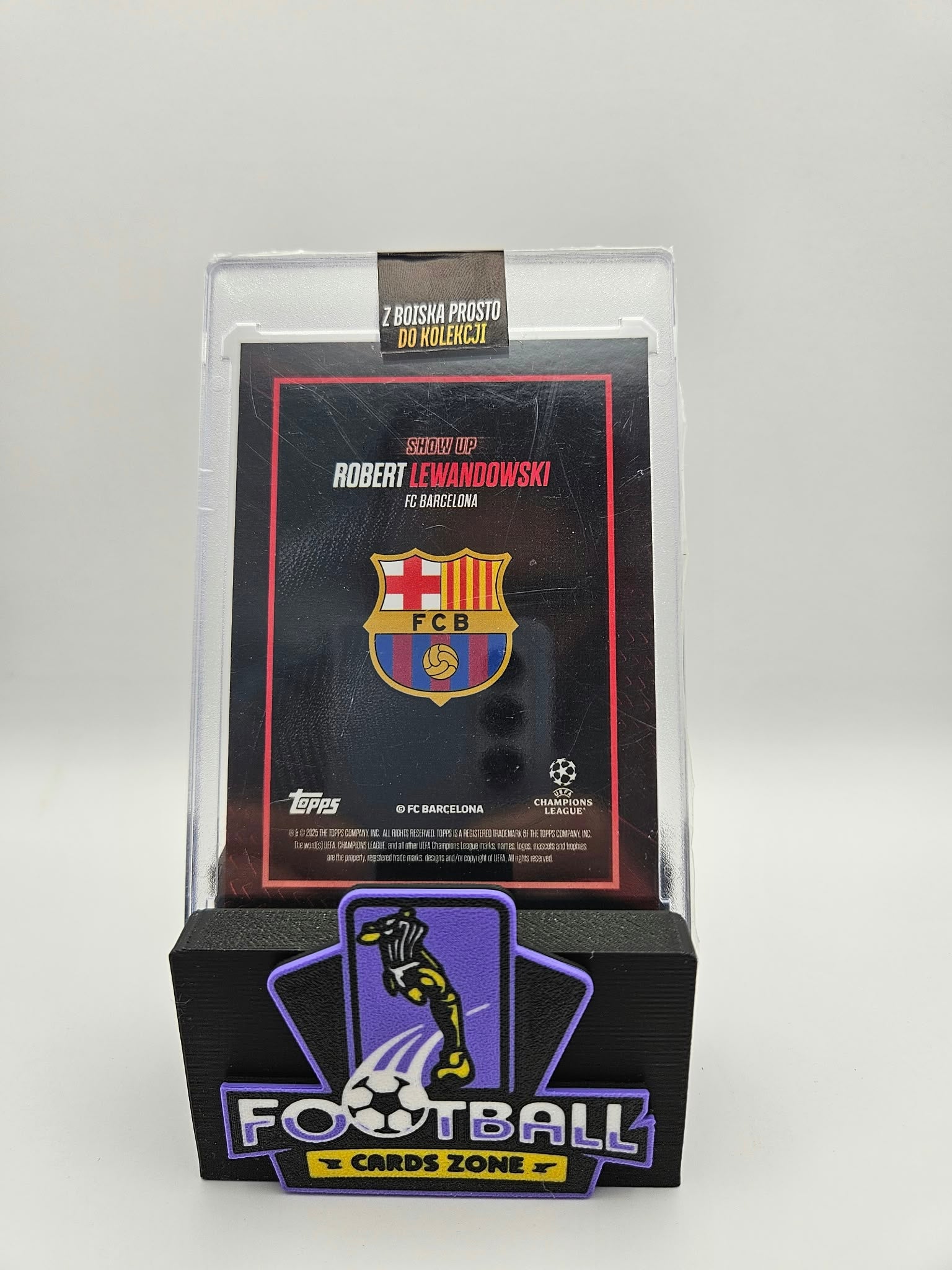 Robert Lewandowski 03/10 + Autograf - Topps Show Time - SINGLE