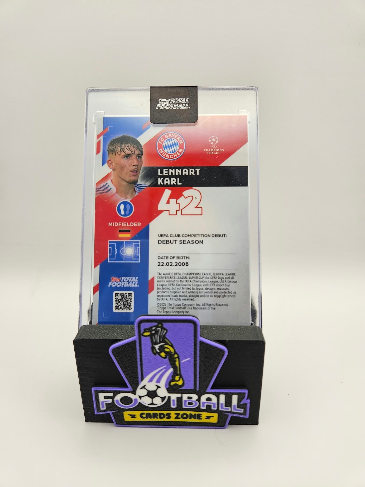 Lennart Karl 09/35 - Topps Chrome Total Football - SINGLE