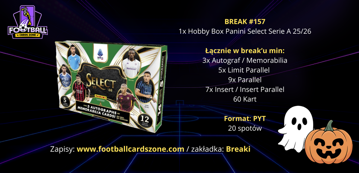 BREAK #157 – 1x Hobby Box Panini Select Serie A 25/26