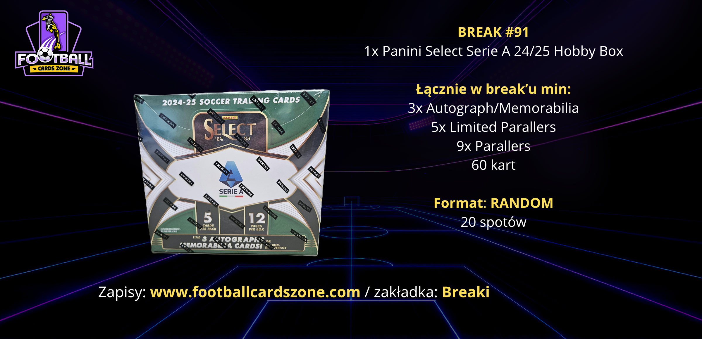 BREAK #91 – 1x Panini Select Serie A 24/25 Hobby Box -- RANDOM