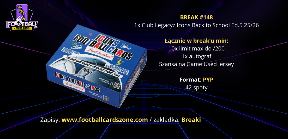 BREAK #148 – 1x Club Legacyz Icons Back to School Ed.5 2026