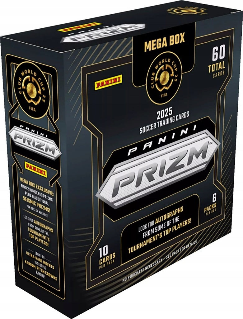 Mega Box Panini Prizm FIFA Club World Cup Soccer 2025 - Karty piłkarskie