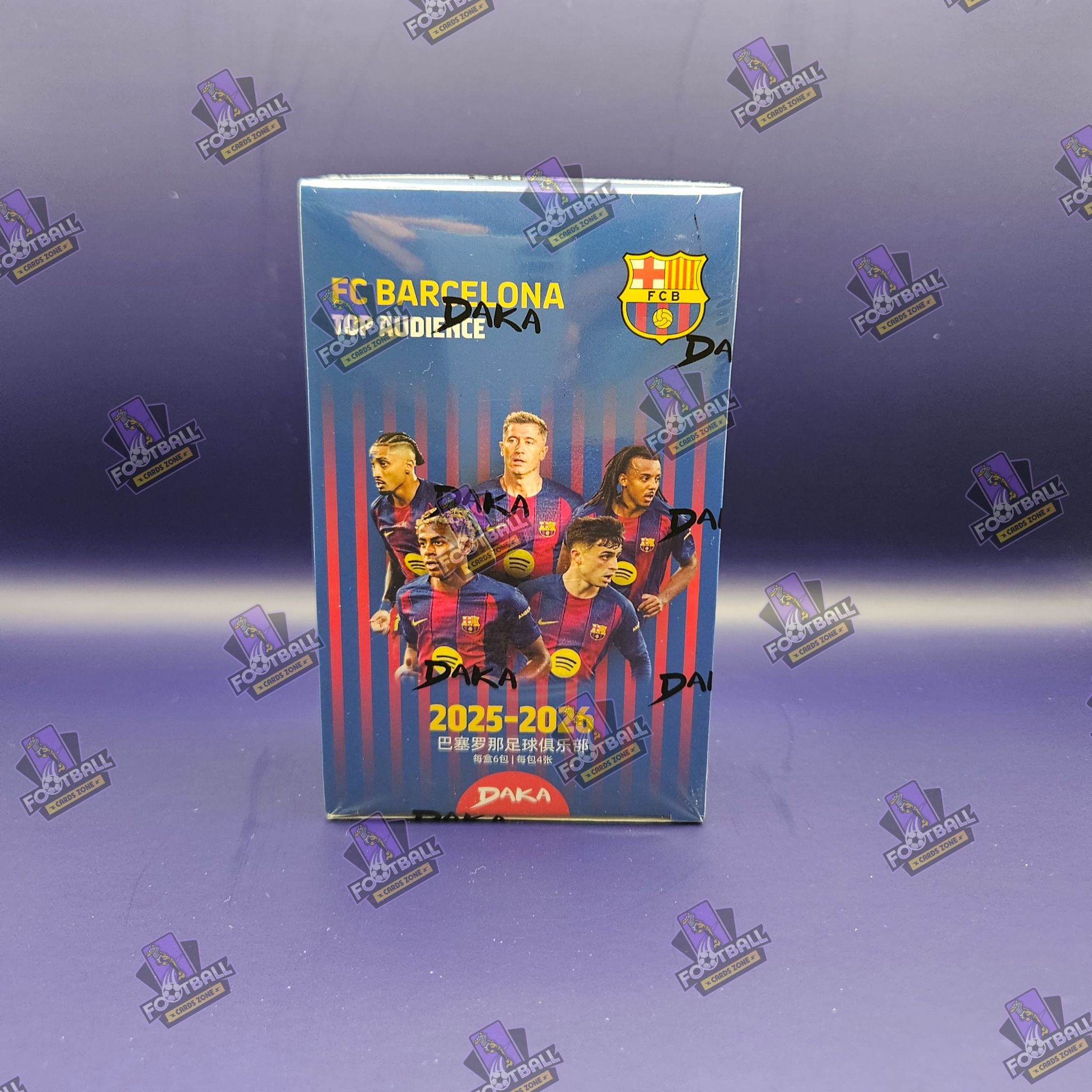 2025-26 DAKA FC Barcelona TOP Audience BOX - Karty piłkarskie