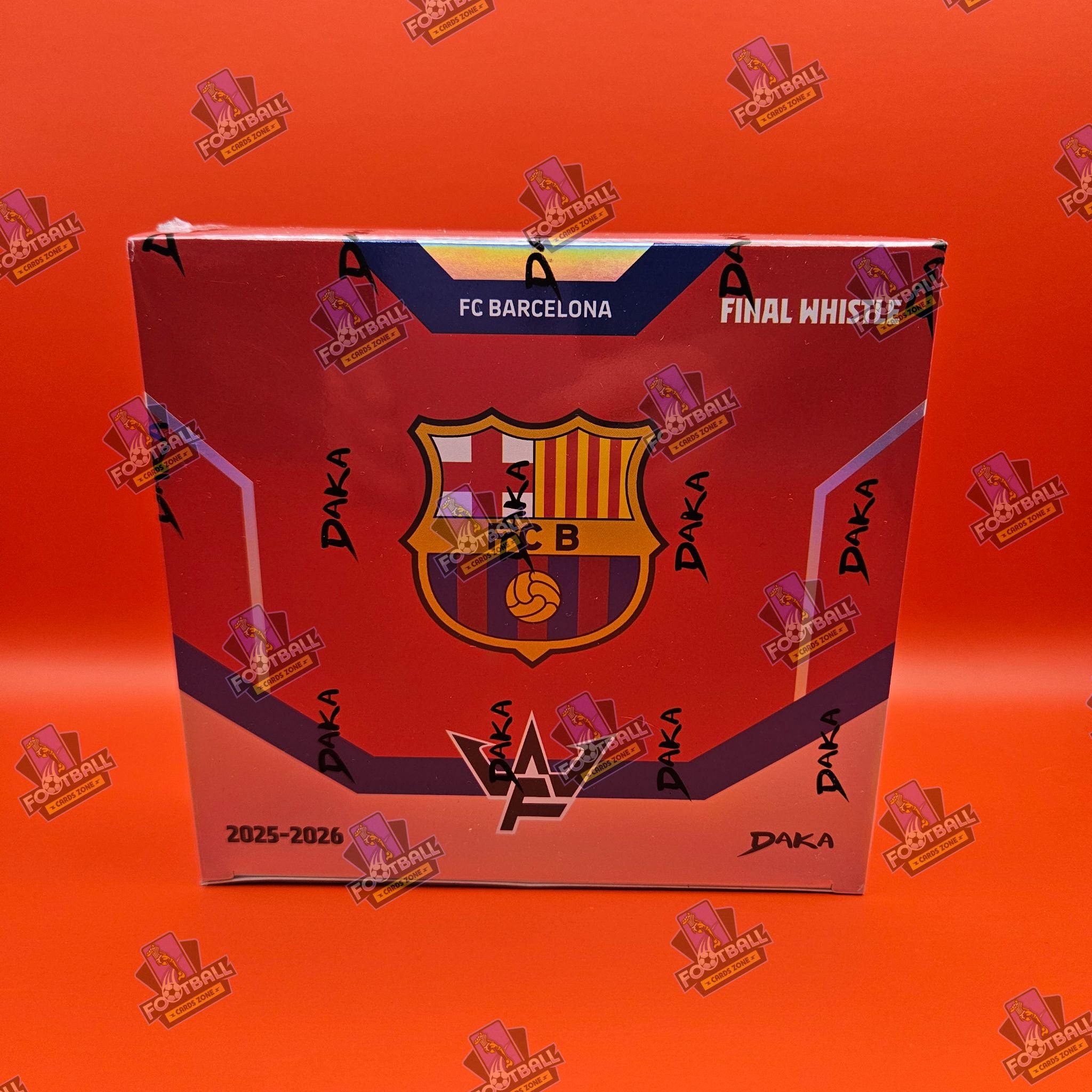 DAKA FC Barcelona Final Whistle 2025-26 Hobby Box – Karty piłkarskie