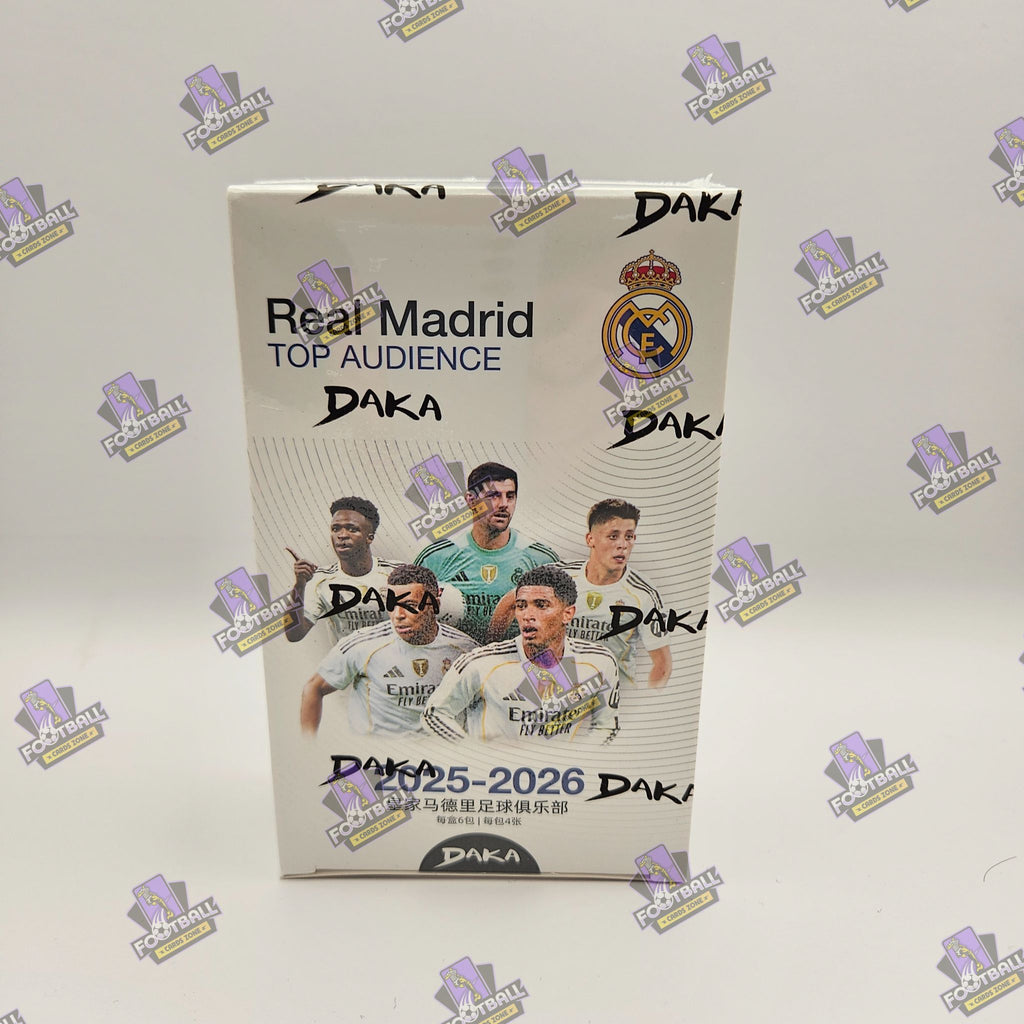 2025-26 DAKA Real Madrid TOP Audience BOX - Karty piłkarskie