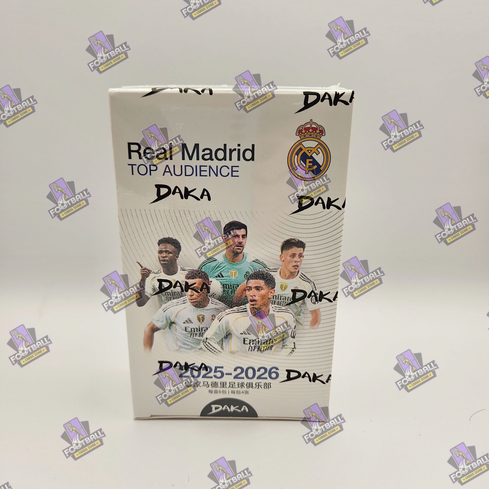 2025-26 DAKA Real Madrid TOP Audience BOX - Karty piłkarskie