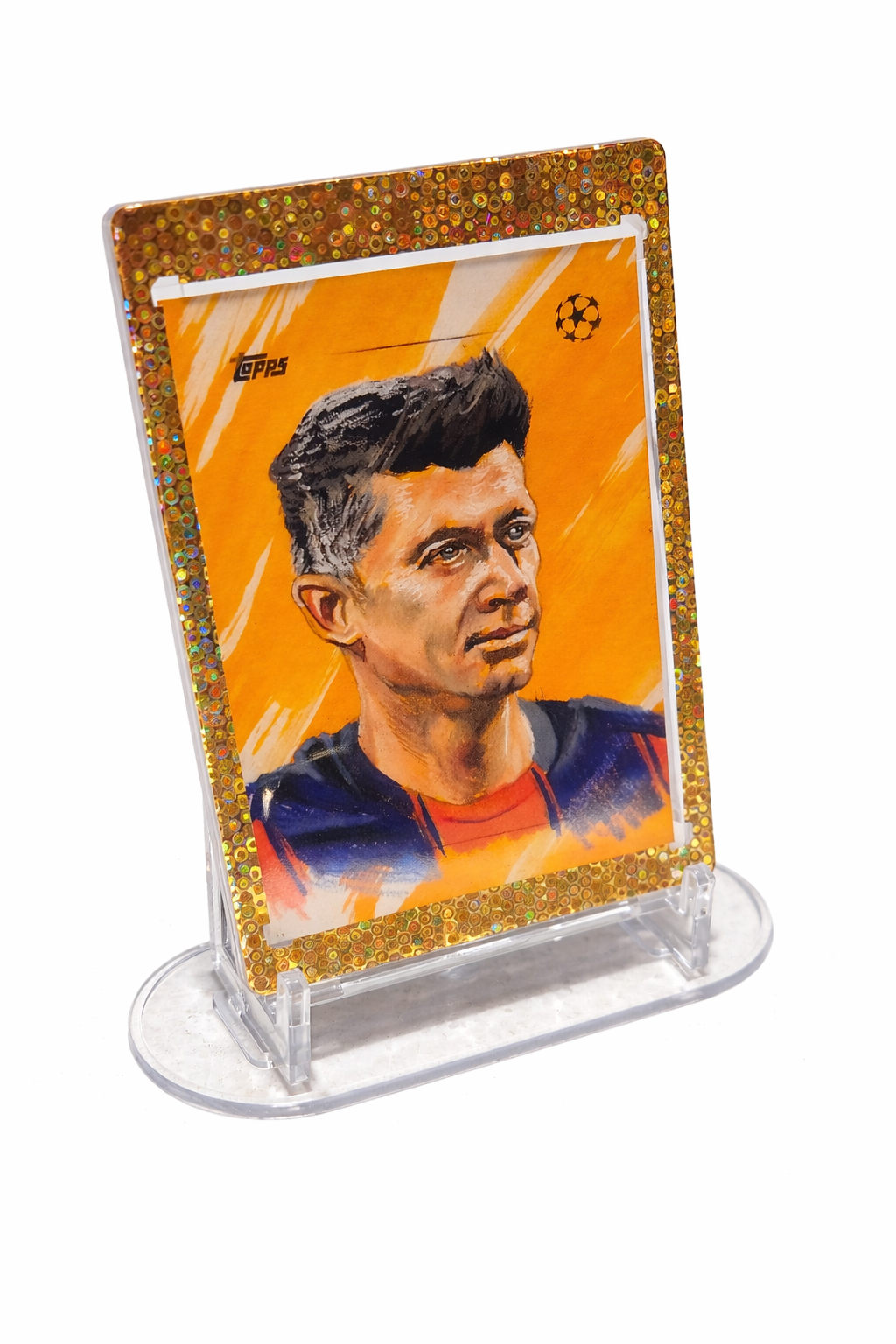 Stojak Ekspozycyjny na Holdery Kart – Stabilna Podstawka Kolekcjonerska