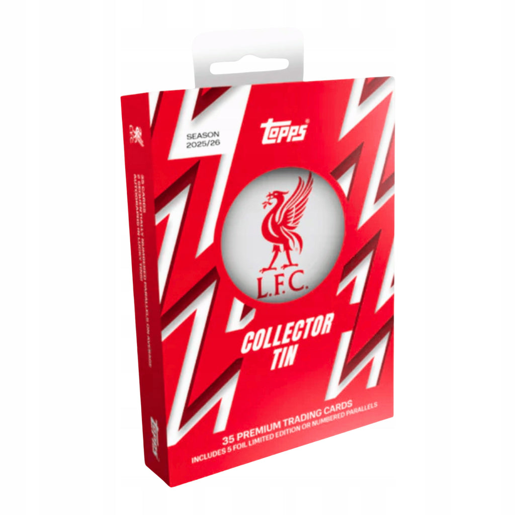 Box Topps Liverpool FC Club Collector Tin 25/26 - Karty piłkarskie